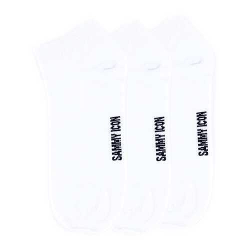 Комплект однотонных носков Sammy Icon Ankle Solid - 3 Pair Set - White в Пижама Пати