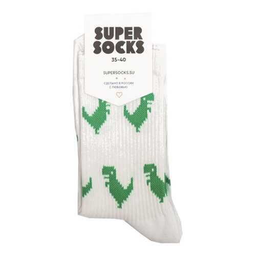 Носки Super Socks Dinosaurs белые 40-46 в Пижама Пати