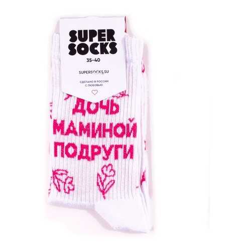 Носки женские Super Socks Doch белые 36-40 в Пижама Пати