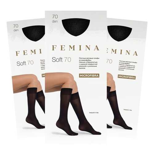 Набор гольфов женских FEMINA Soft 70 черных one size в Пижама Пати