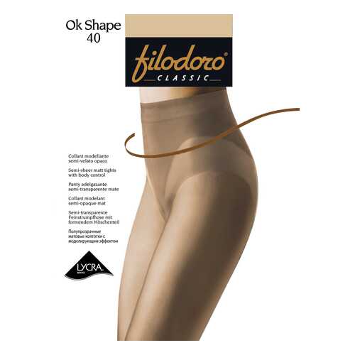 Колготки Filodoro Classic OK SHAPE 40/Playa/2 (S) в Пижама Пати